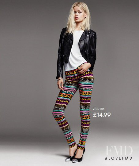 Frida Aasen featured in  the H&M catalogue for Fall 2012