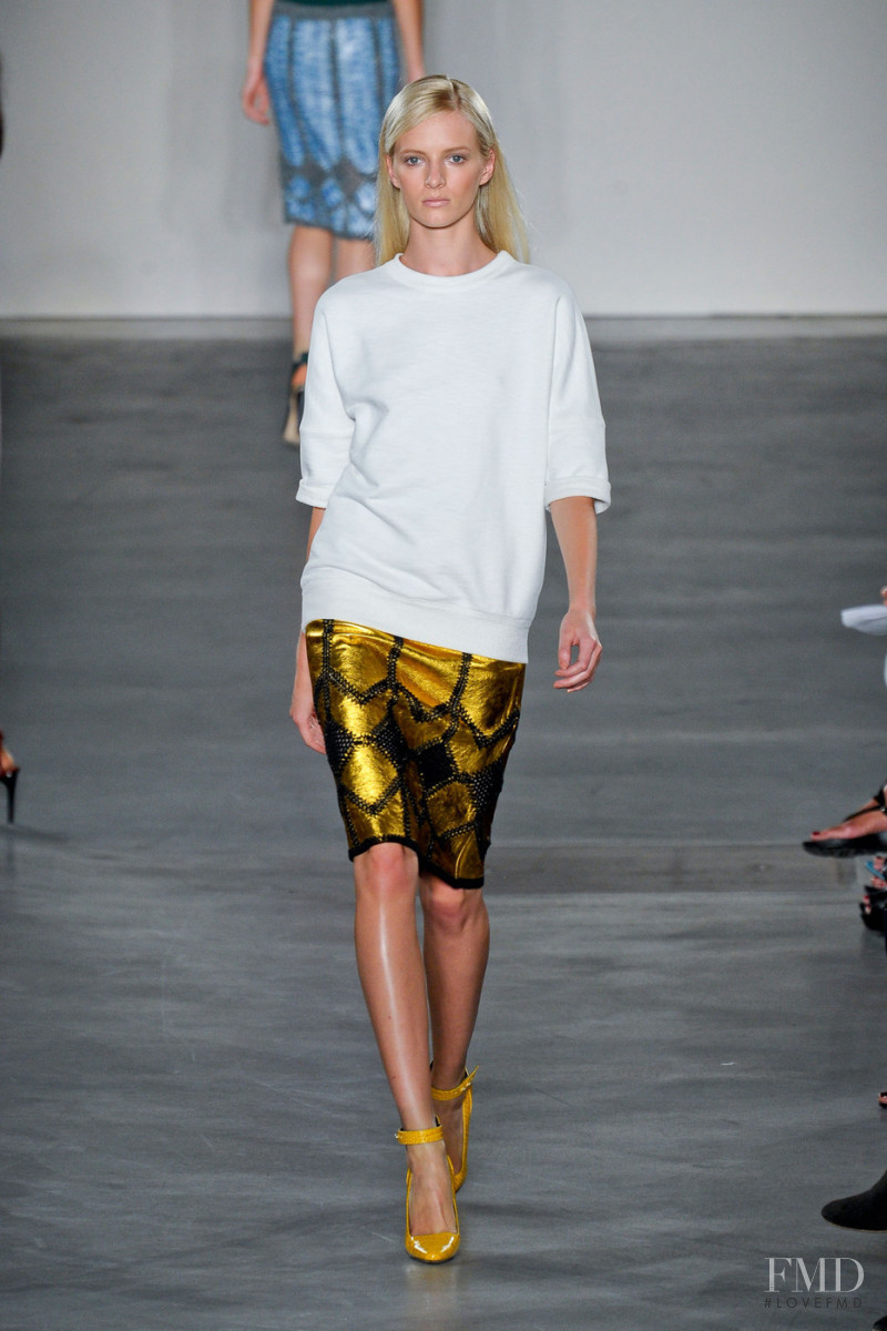 Daria Strokous featured in  the Derek Lam fashion show for Spring/Summer 2013