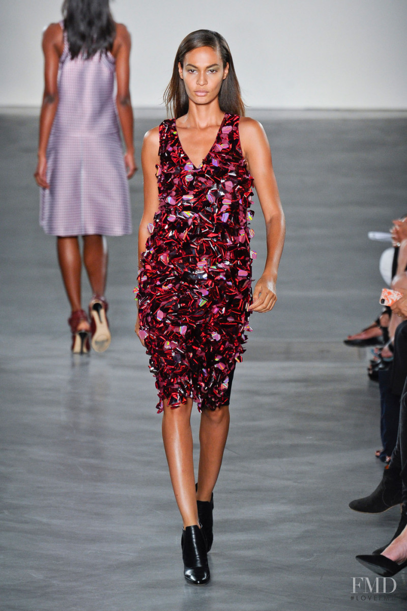 Joan Smalls featured in  the Derek Lam fashion show for Spring/Summer 2013
