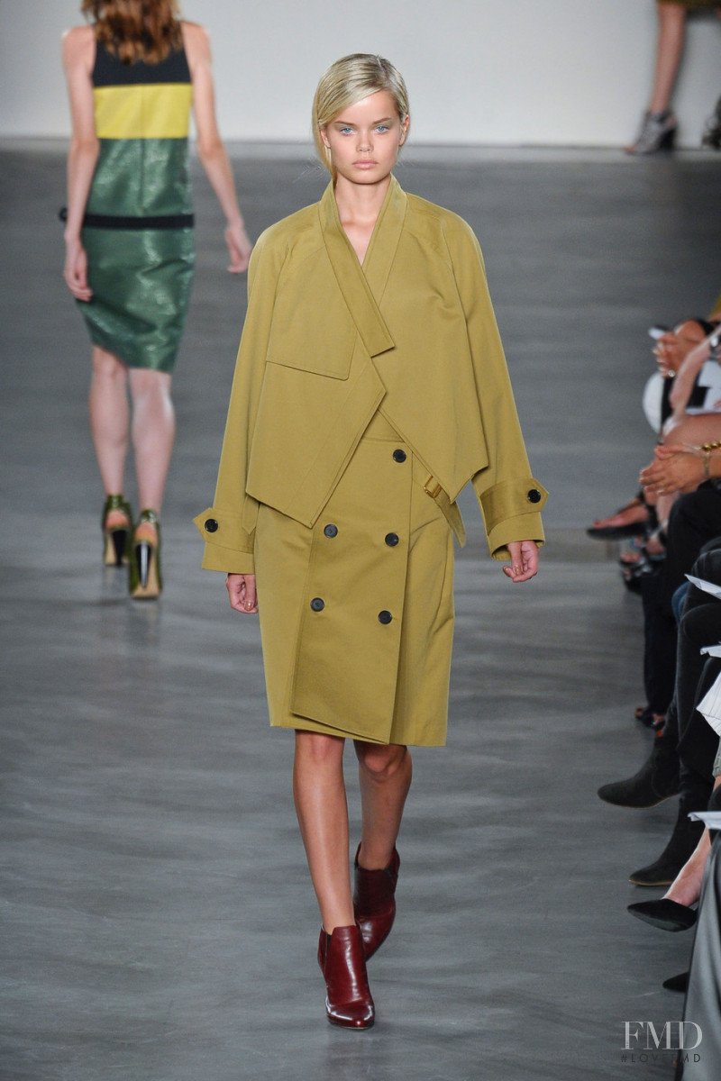 Frida Aasen featured in  the Derek Lam fashion show for Spring/Summer 2013