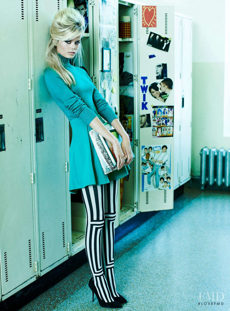 Frida Aasen featured in  the Simons - La Maison Simons Twik lookbook for Fall 2012