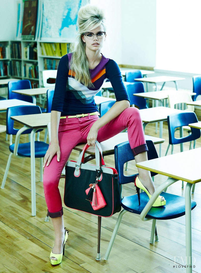Frida Aasen featured in  the Simons - La Maison Simons Twik lookbook for Fall 2012