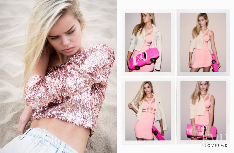 Frida Aasen featured in  the Nasty Gal lookbook for Holiday 2012