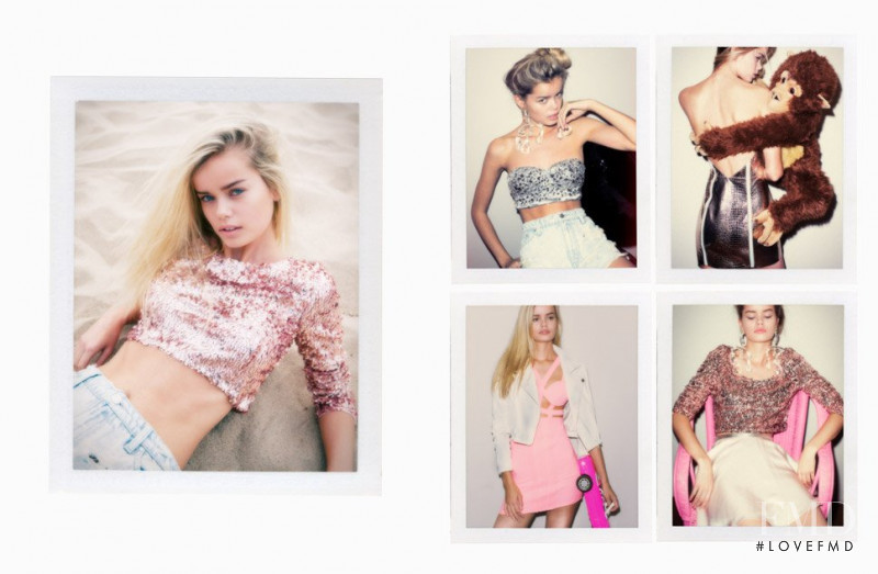 Frida Aasen featured in  the Nasty Gal lookbook for Holiday 2012