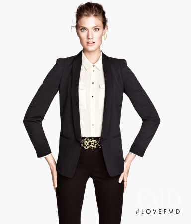 Constance Jablonski featured in  the H&M catalogue for Winter 2013