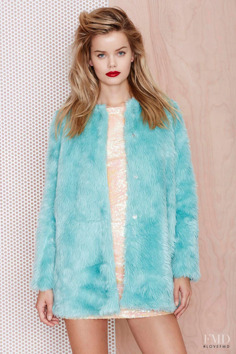 Frida Aasen featured in  the Nasty Gal catalogue for Winter 2014