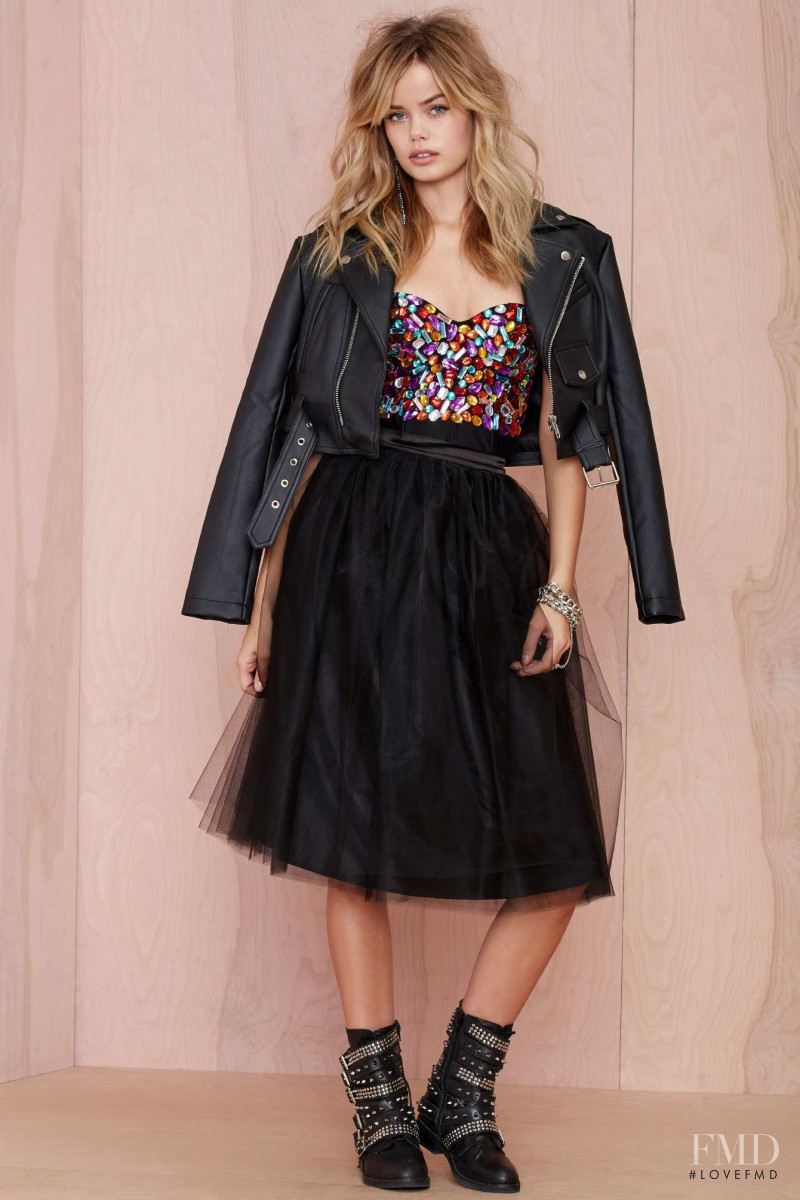 Frida Aasen featured in  the Nasty Gal catalogue for Winter 2014