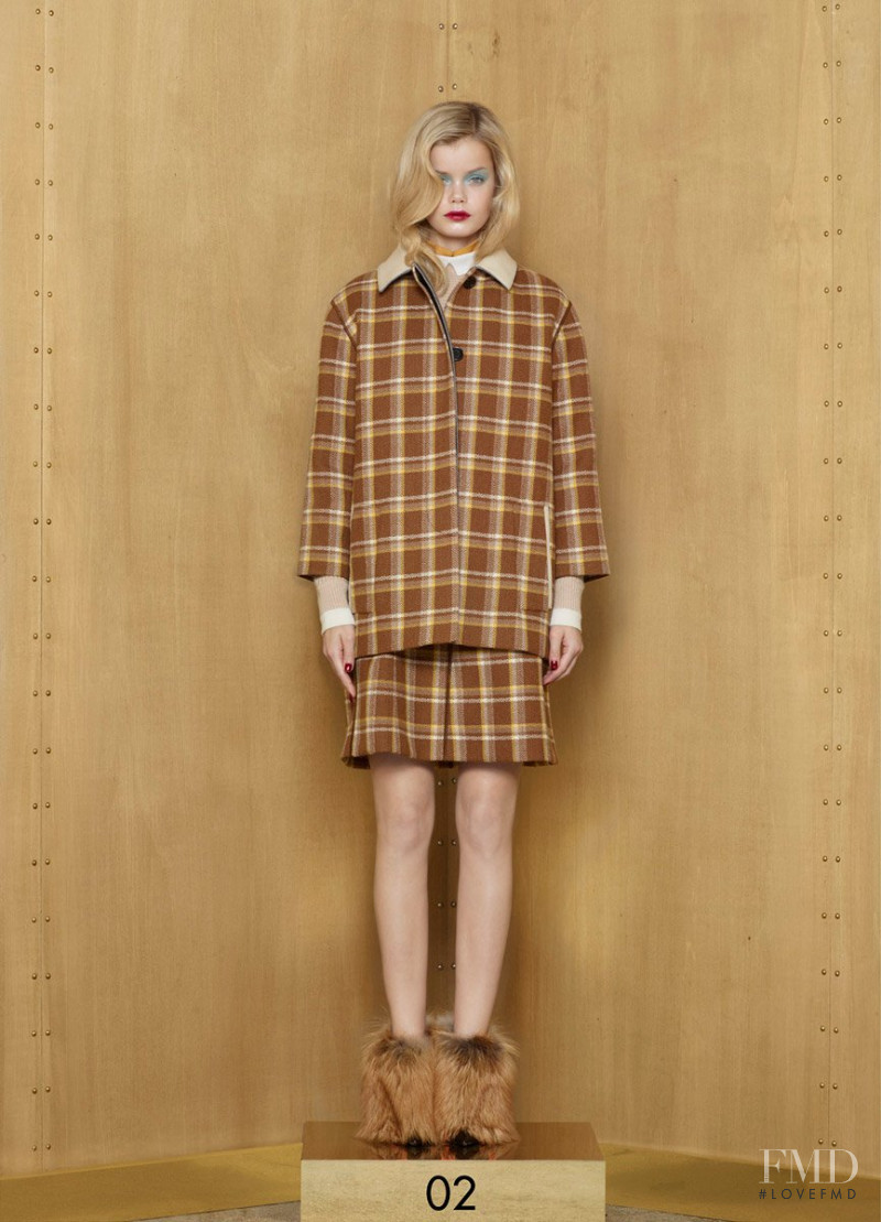 Frida Aasen featured in  the Louis Vuitton lookbook for Pre-Fall 2012