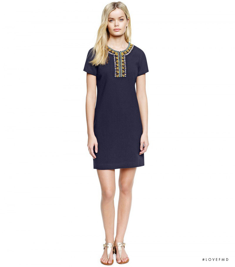 Frida Aasen featured in  the Tory Burch catalogue for Spring/Summer 2014