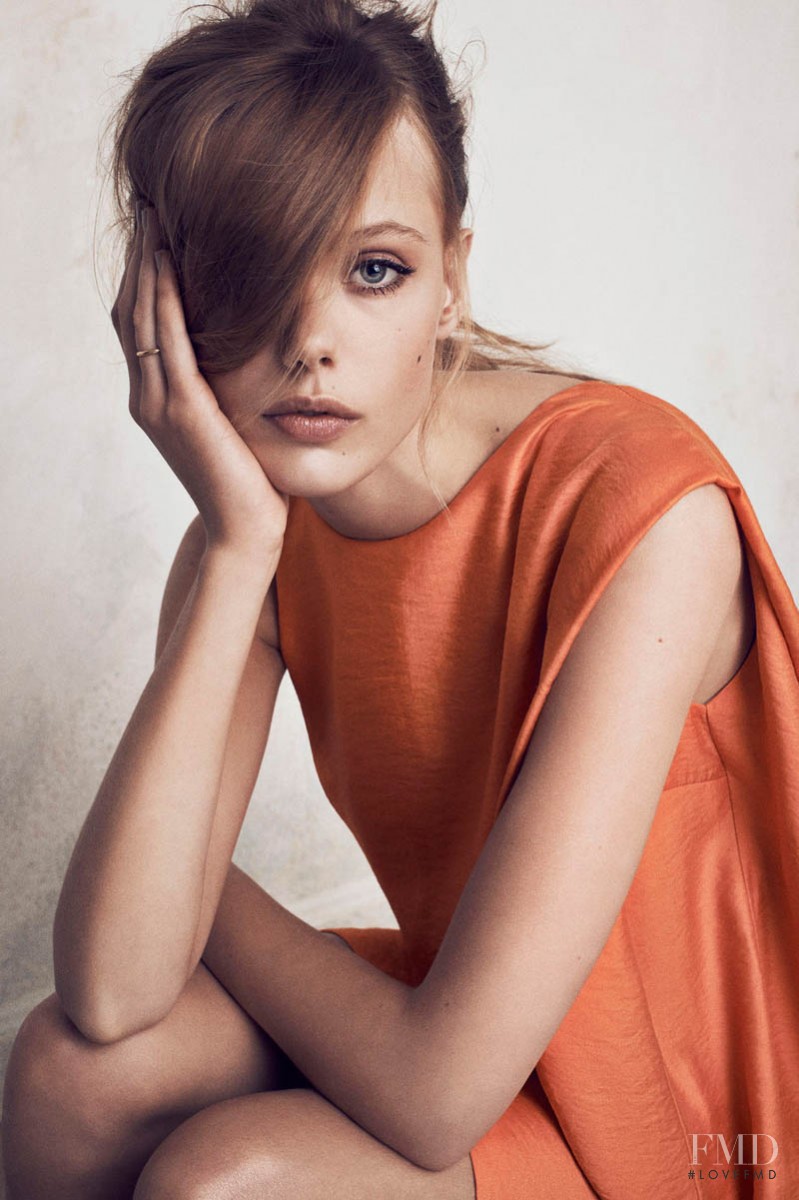 Frida Gustavsson featured in  the Tiger of Sweden advertisement for Spring/Summer 2013