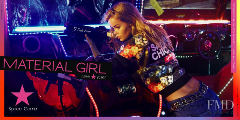 Frida Aasen featured in  the Material Girl advertisement for Autumn/Winter 2015