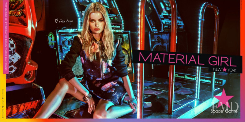 Frida Aasen featured in  the Material Girl advertisement for Autumn/Winter 2015