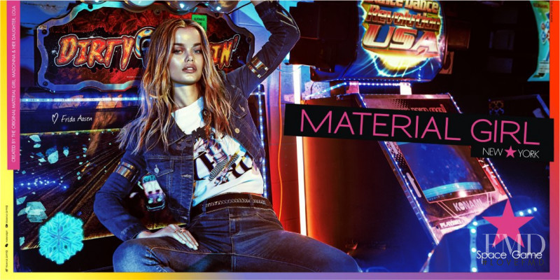 Frida Aasen featured in  the Material Girl advertisement for Autumn/Winter 2015