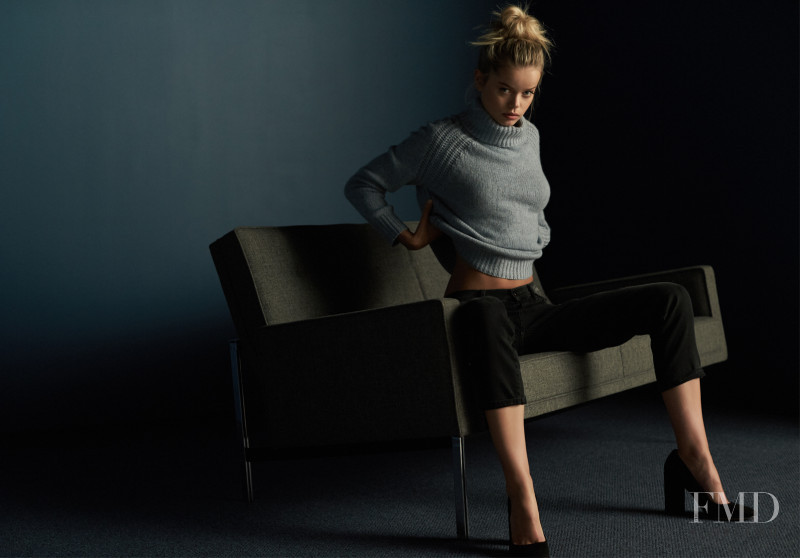 Frida Aasen featured in  the 360 / Skull Cashmere advertisement for Holiday 2016