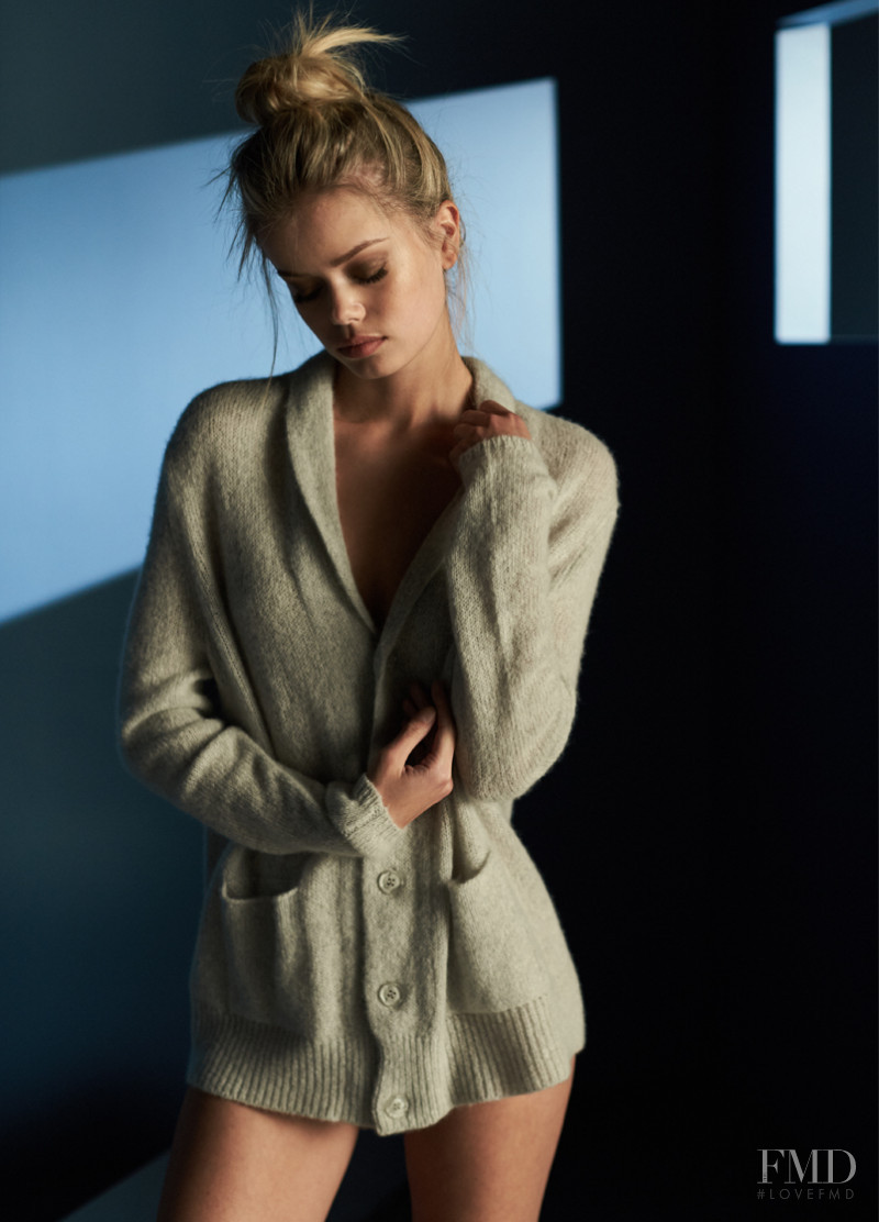 Frida Aasen featured in  the 360 / Skull Cashmere advertisement for Holiday 2016