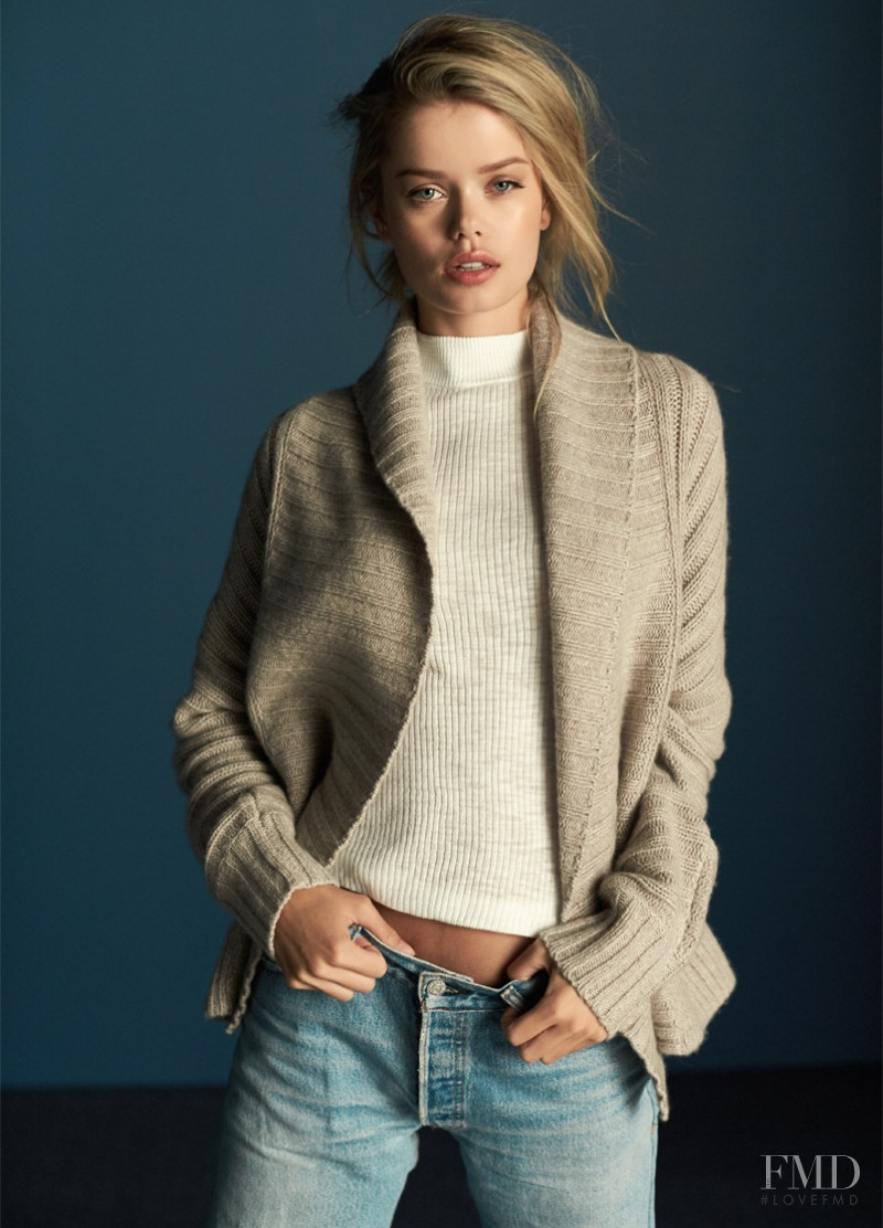 Frida Aasen featured in  the 360 / Skull Cashmere advertisement for Holiday 2016