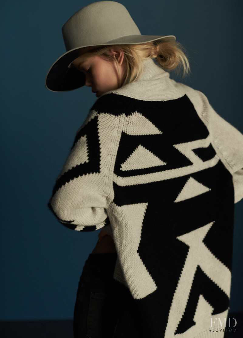 Frida Aasen featured in  the 360 / Skull Cashmere advertisement for Holiday 2016