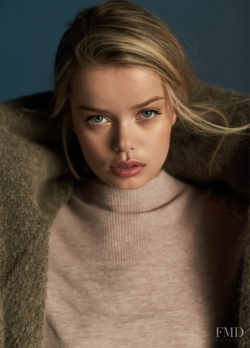 Frida Aasen featured in  the 360 / Skull Cashmere advertisement for Holiday 2016