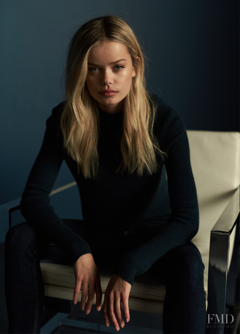 Frida Aasen featured in  the 360 / Skull Cashmere advertisement for Holiday 2016