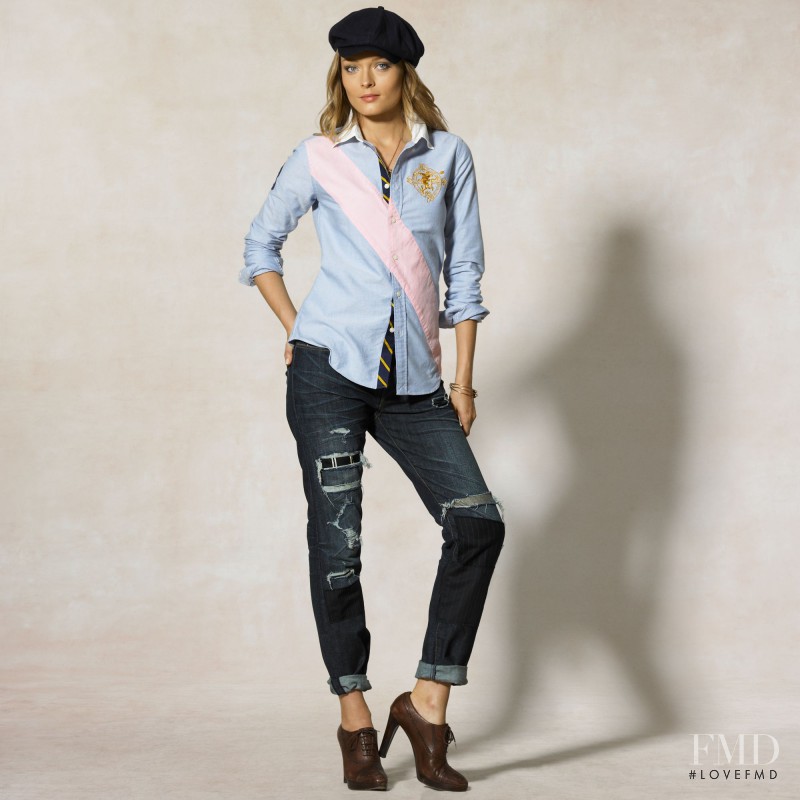 Olga Maliouk featured in  the Rugby catalogue for Pre-Fall 2010