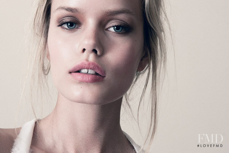 Frida Aasen featured in  the Philosophy di Lorenzo Serafini advertisement for Pre-Fall 2012