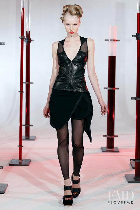 Corinna Studier featured in  the Katie Gallagher fashion show for Spring/Summer 2012