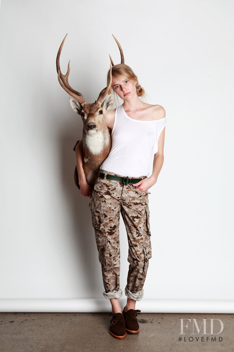 Corinna Studier featured in  the Mark McNairy New Amsterdam lookbook for Spring/Summer 2012