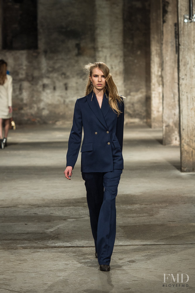 Corinna Studier featured in  the Bobby Kolade fashion show for Autumn/Winter 2015