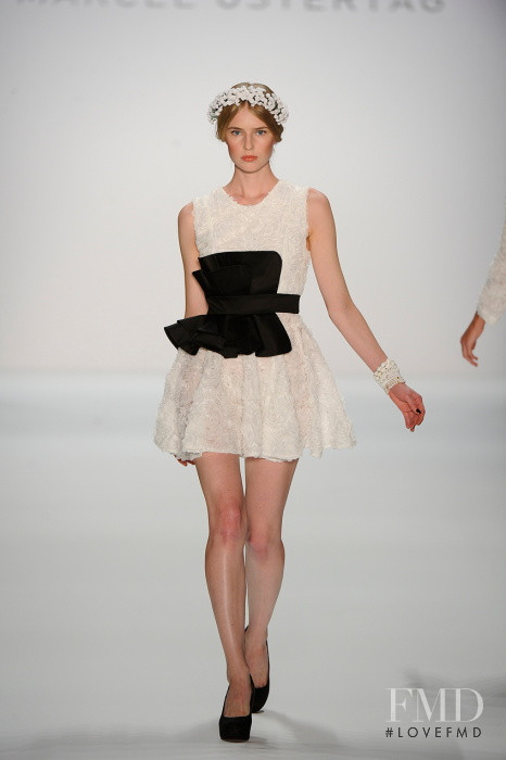 Corinna Studier featured in  the Marcel Ostertag fashion show for Spring/Summer 2013