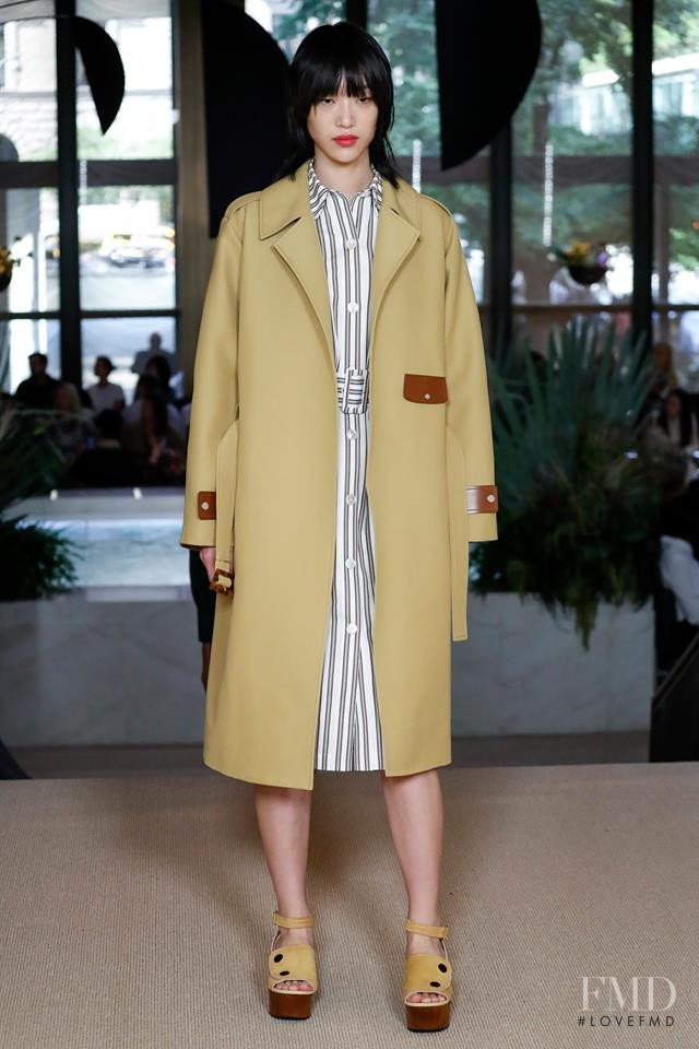 So Ra Choi featured in  the Derek Lam fashion show for Spring/Summer 2018