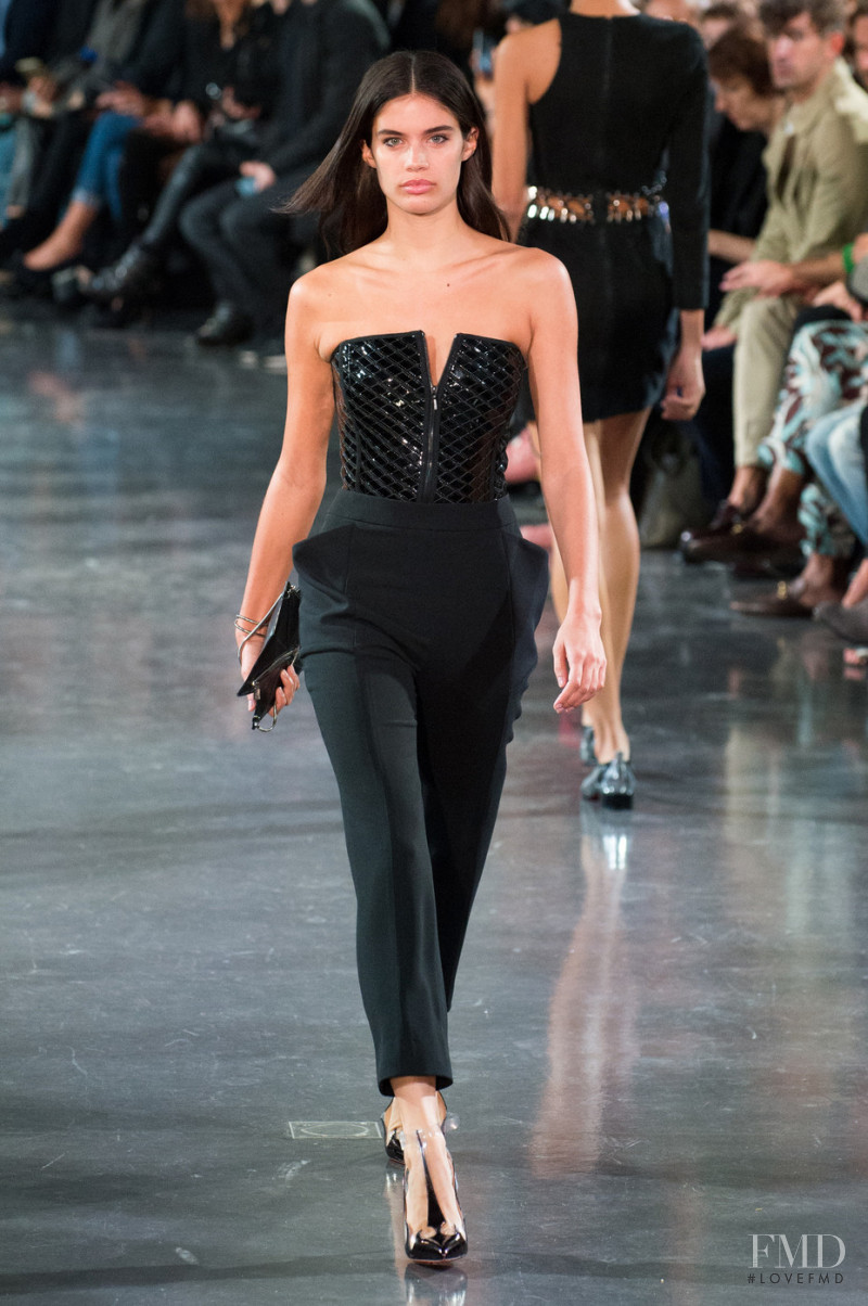 Sara Sampaio featured in  the Mugler fashion show for Spring/Summer 2018