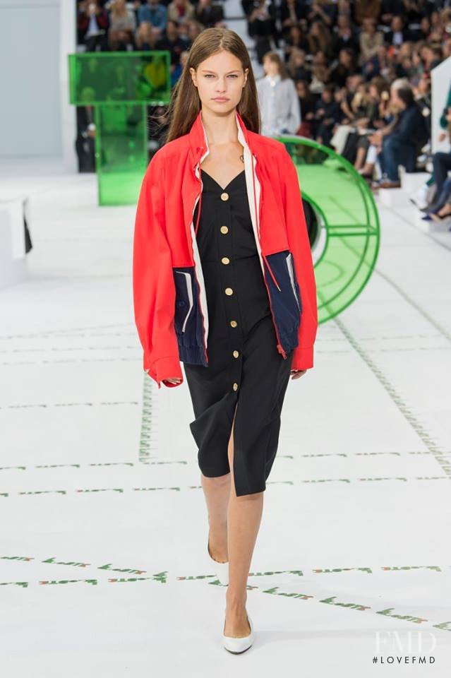Faretta Radic featured in  the Lacoste fashion show for Spring/Summer 2018