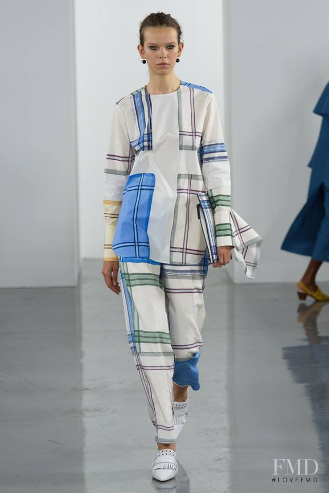 Giedre Sekstelyte featured in  the Ports 1961 fashion show for Spring/Summer 2018