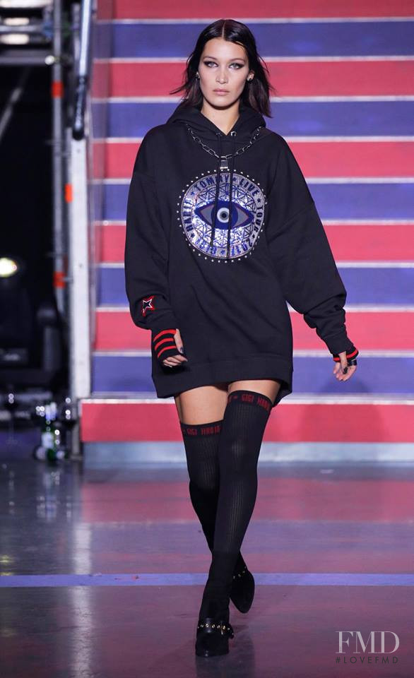 Bella Hadid featured in  the Tommy Hilfiger fashion show for Autumn/Winter 2017