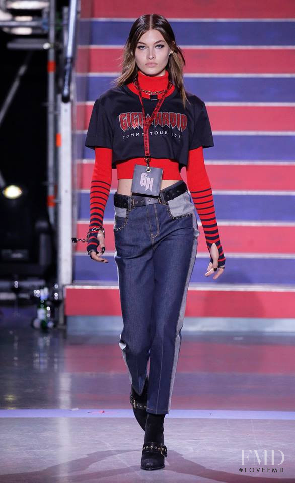 Grace Elizabeth featured in  the Tommy Hilfiger fashion show for Autumn/Winter 2017