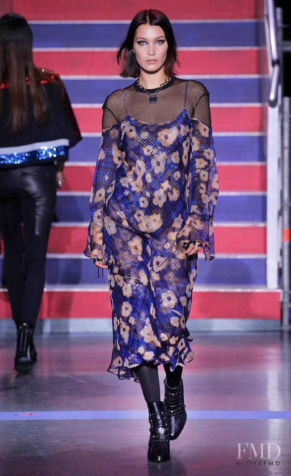 Bella Hadid featured in  the Tommy Hilfiger fashion show for Autumn/Winter 2017