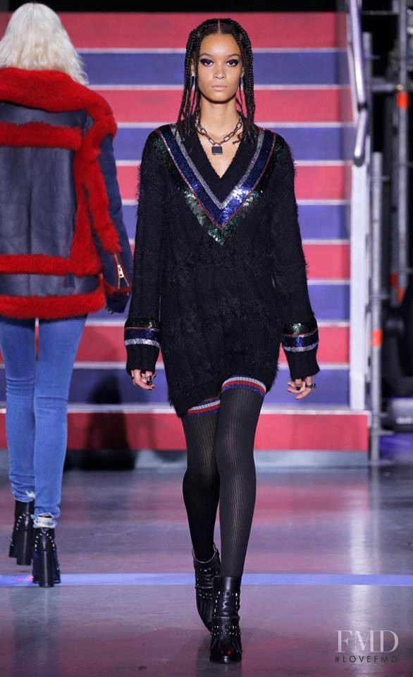 Noemie Abigail featured in  the Tommy Hilfiger fashion show for Autumn/Winter 2017
