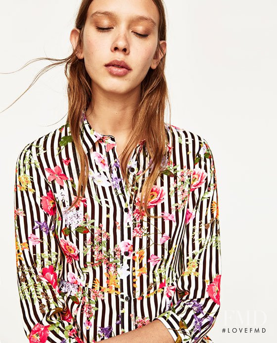 Moira Berntz featured in  the Zara lookbook for Summer 2017