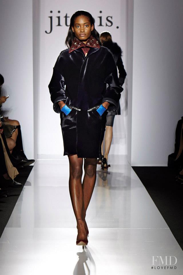 Melodie Monrose featured in  the Jitrois fashion show for Autumn/Winter 2013