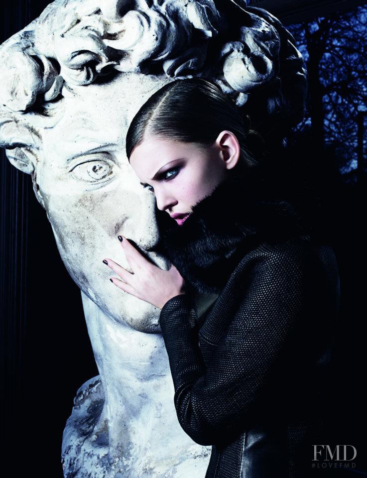 Nadine Ponce featured in  the Jitrois Artists, Lovers, Decadence advertisement for Autumn/Winter 2012