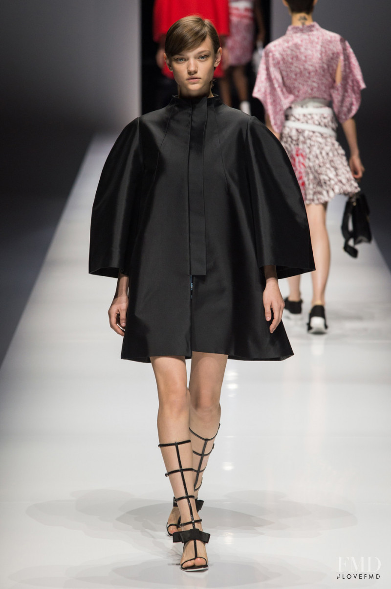 Pasha Harulia featured in  the Lanvin fashion show for Spring/Summer 2018
