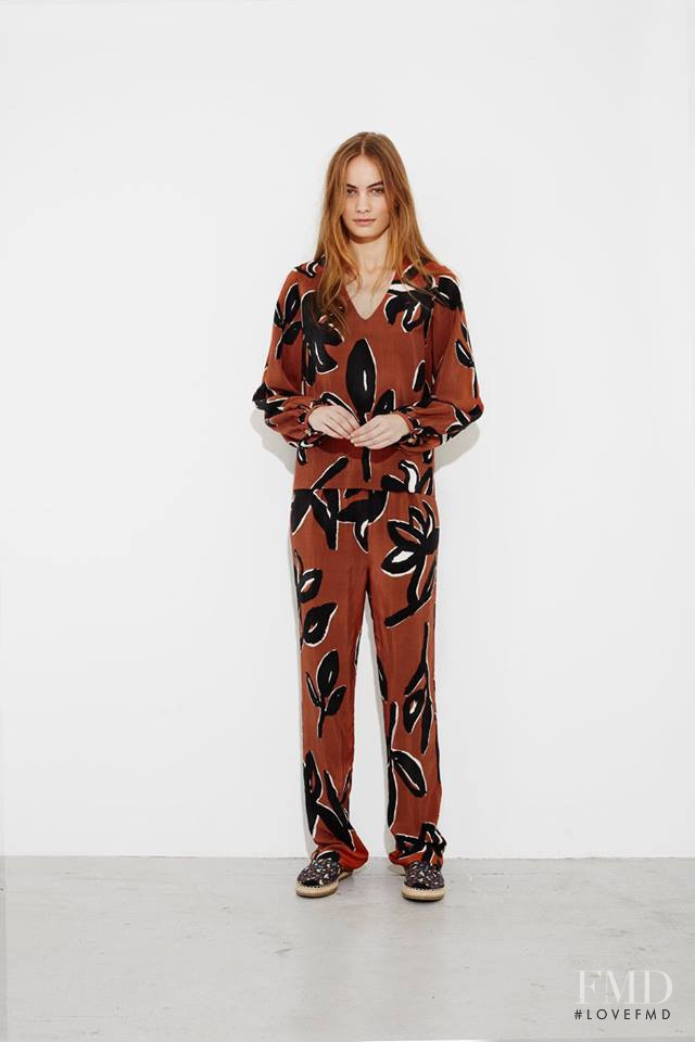 Nina Marker featured in  the Stine Goya lookbook for Pre-Fall 2016