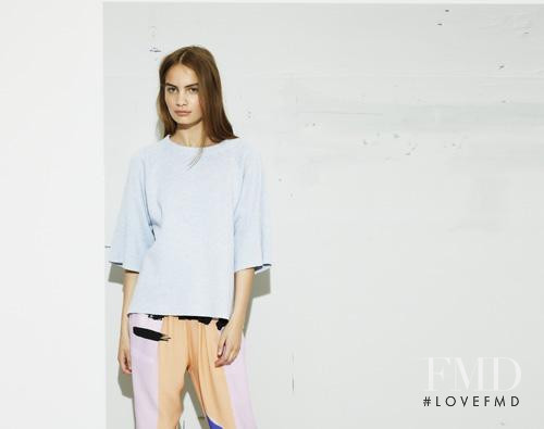 Nina Marker featured in  the Stine Goya lookbook for Spring/Summer 2016