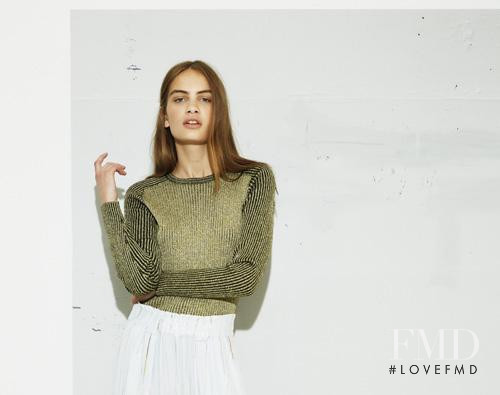 Nina Marker featured in  the Stine Goya lookbook for Spring/Summer 2016