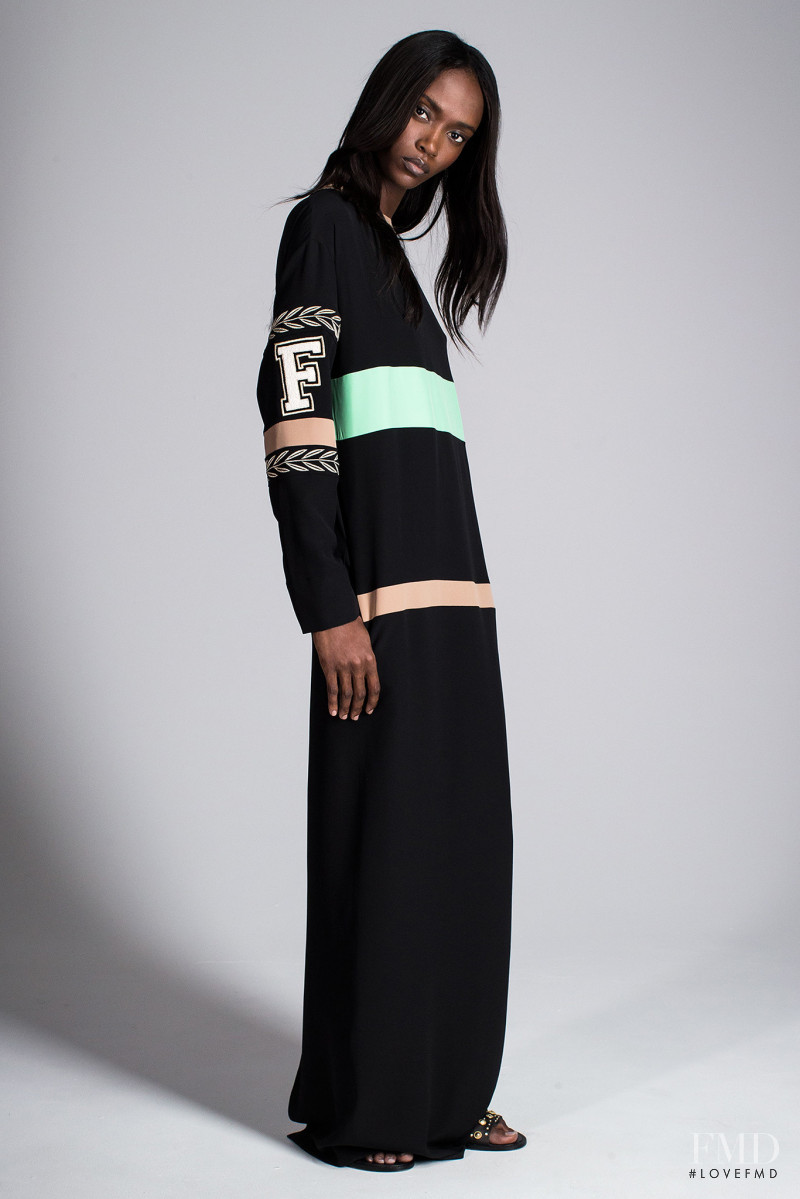 Riley Montana featured in  the Fausto Puglisi lookbook for Resort 2015