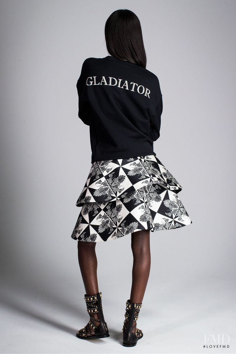 Riley Montana featured in  the Fausto Puglisi lookbook for Resort 2015