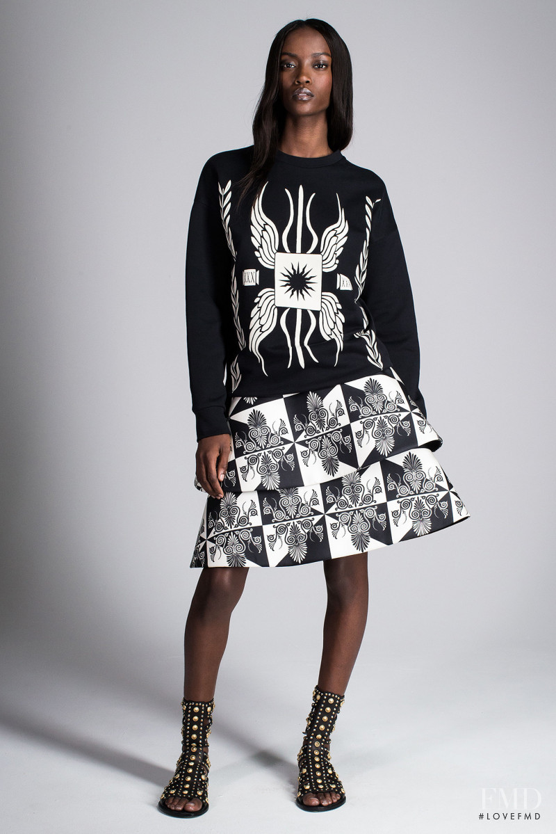 Riley Montana featured in  the Fausto Puglisi lookbook for Resort 2015