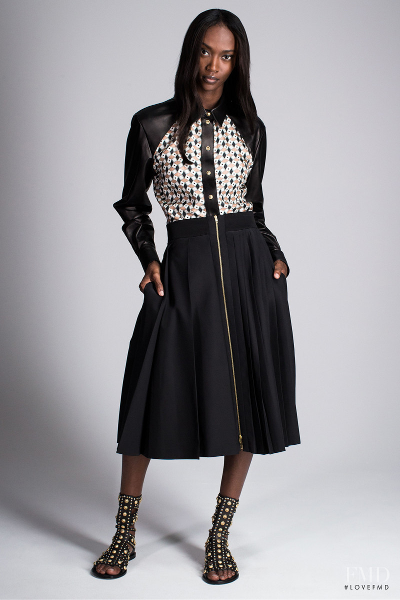 Riley Montana featured in  the Fausto Puglisi lookbook for Resort 2015