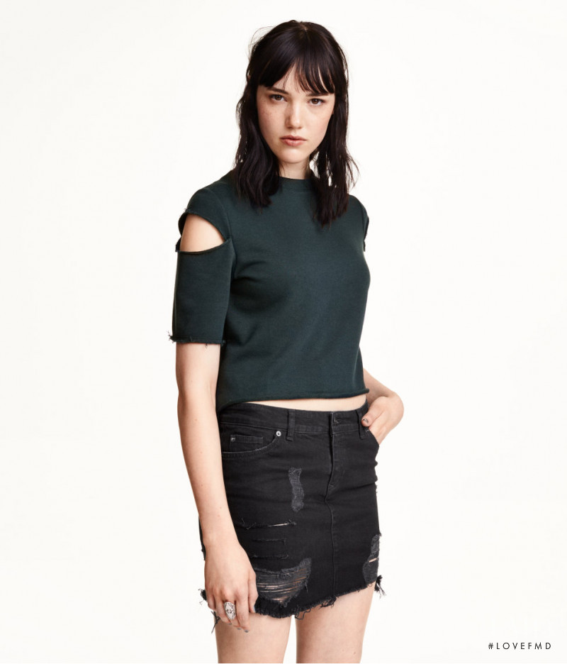 Anya Lyagoshina featured in  the H&M catalogue for Fall 2015