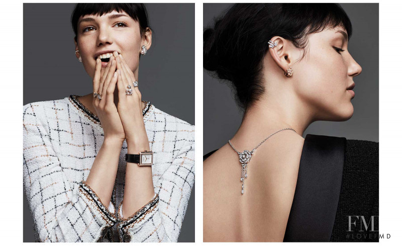 Anya Lyagoshina featured in  the Bergdorf Goodman Chanel Accesories Lookbook lookbook for Summer 2017